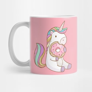 Unicorn with Donut Mug